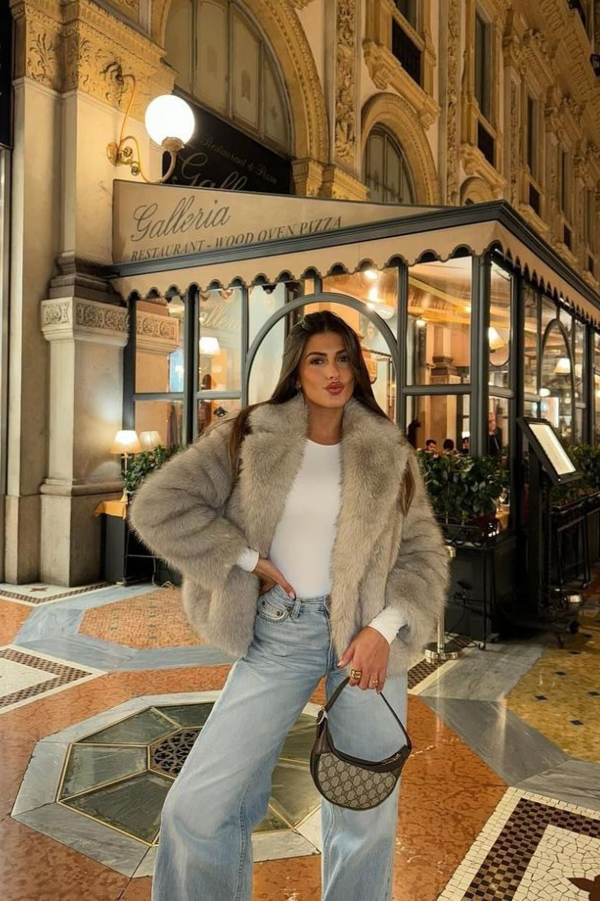 NOIRÉ Faux Fur Jacket