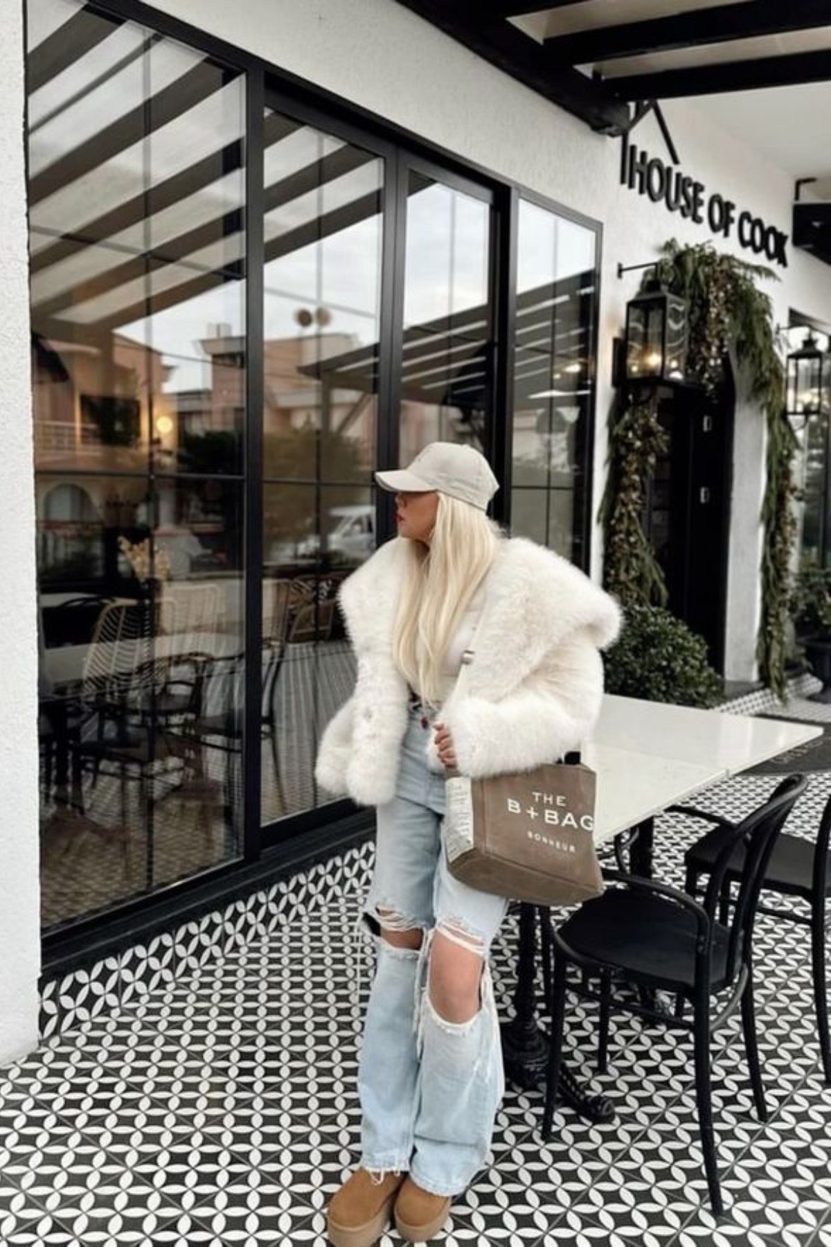 NOIRÉ Faux Fur Jacket