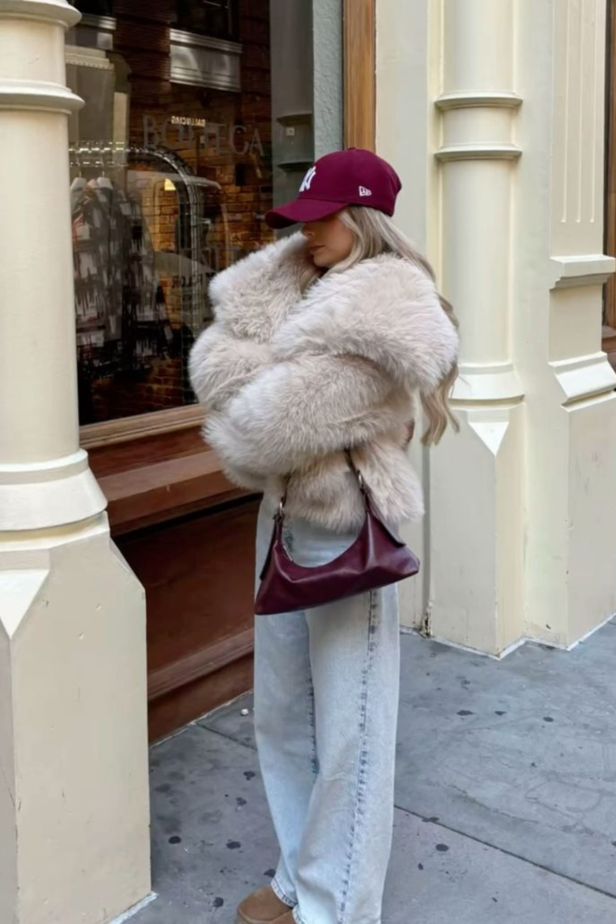 NOIRÉ Faux Fur Jacket