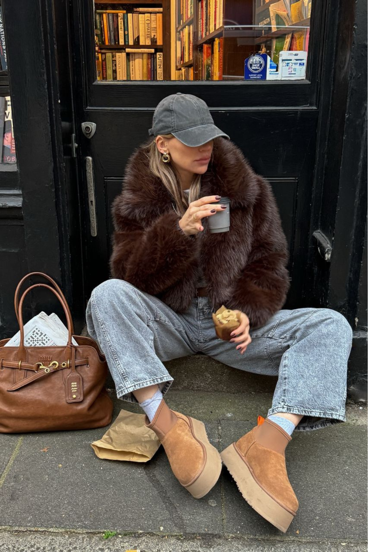 NOIRÉ Faux Fur Jacket