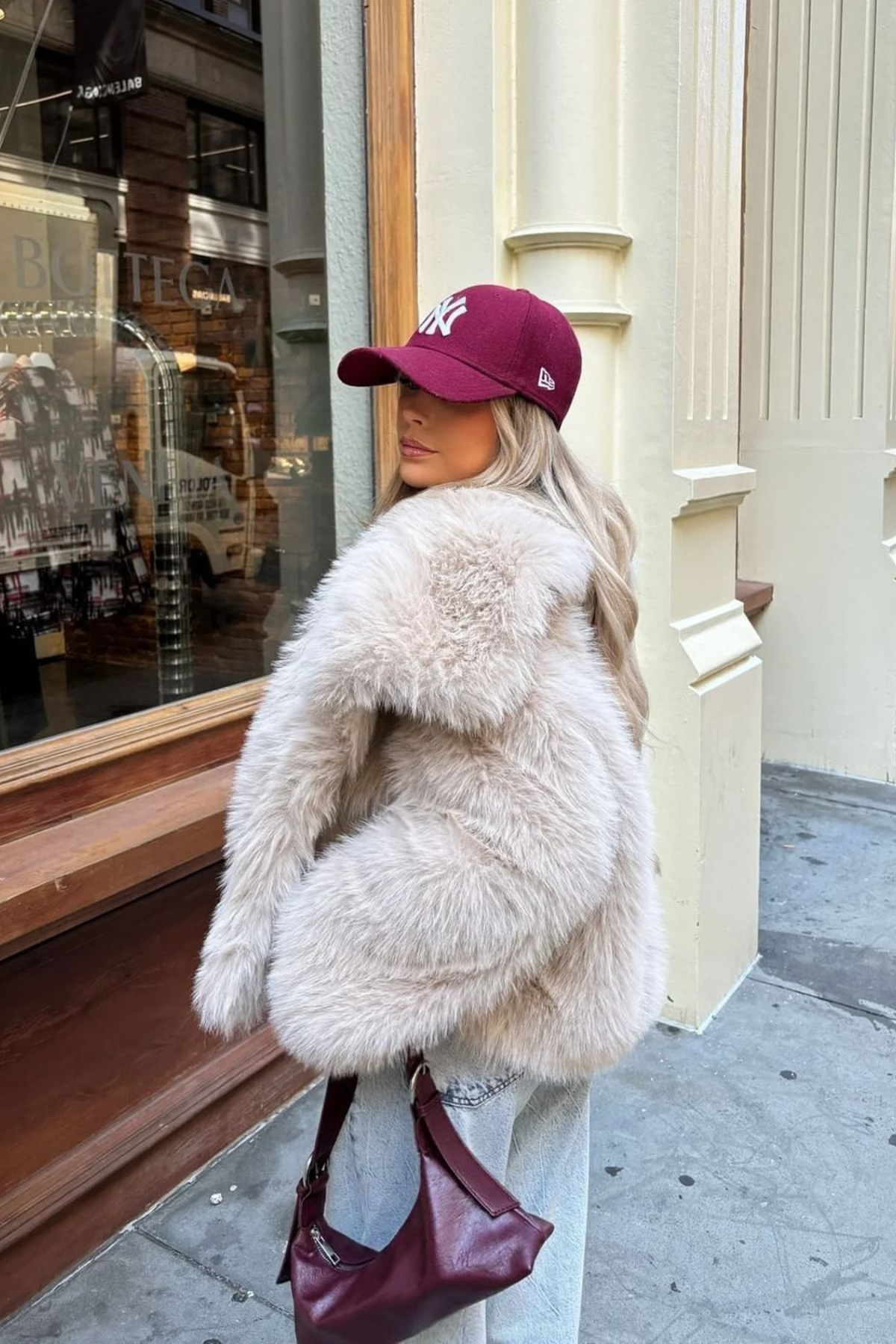 NOIRÉ Faux Fur Jacket