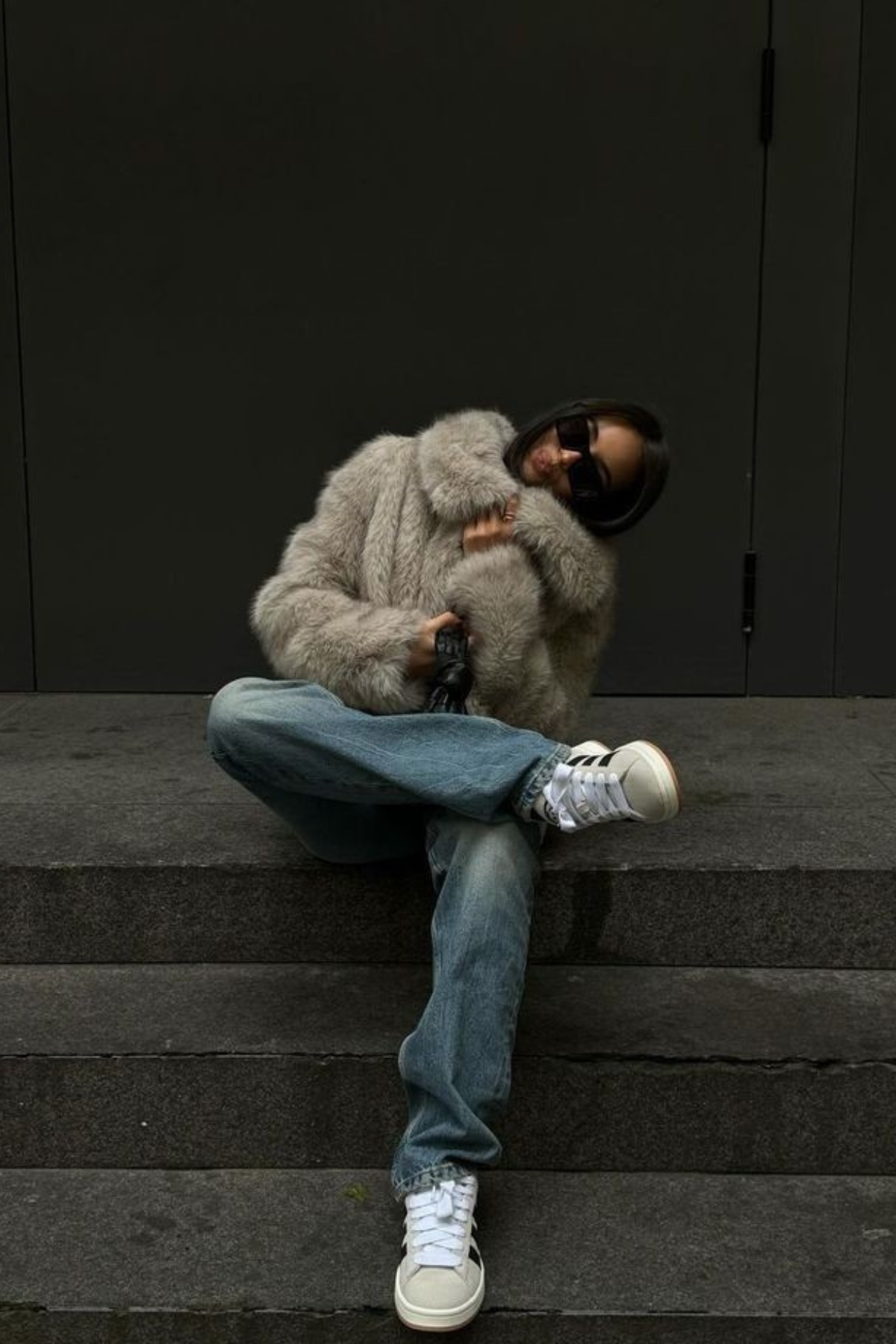 NOIRÉ Faux Fur Jacket