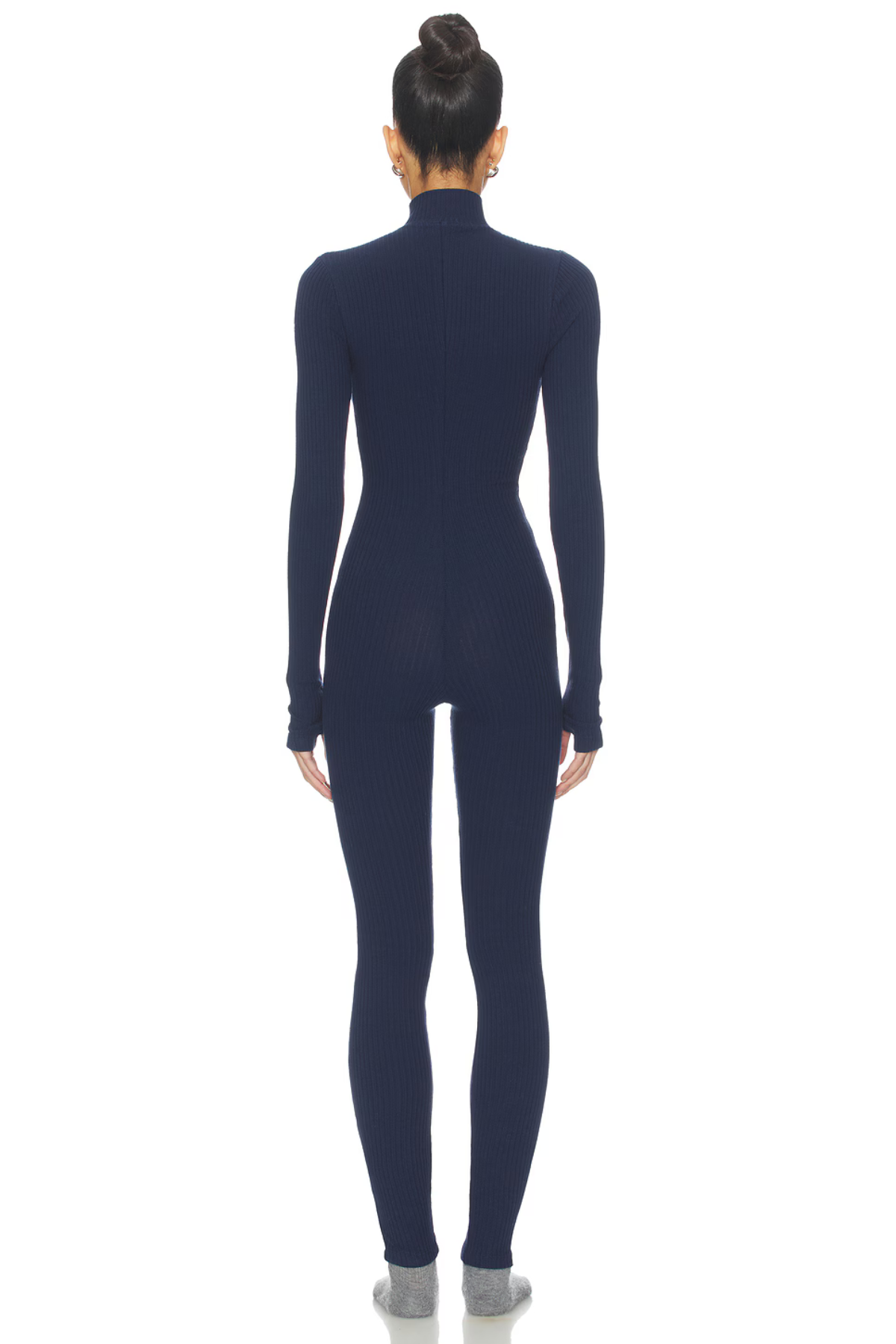 Mia Zip Ribbed Jumpsuit