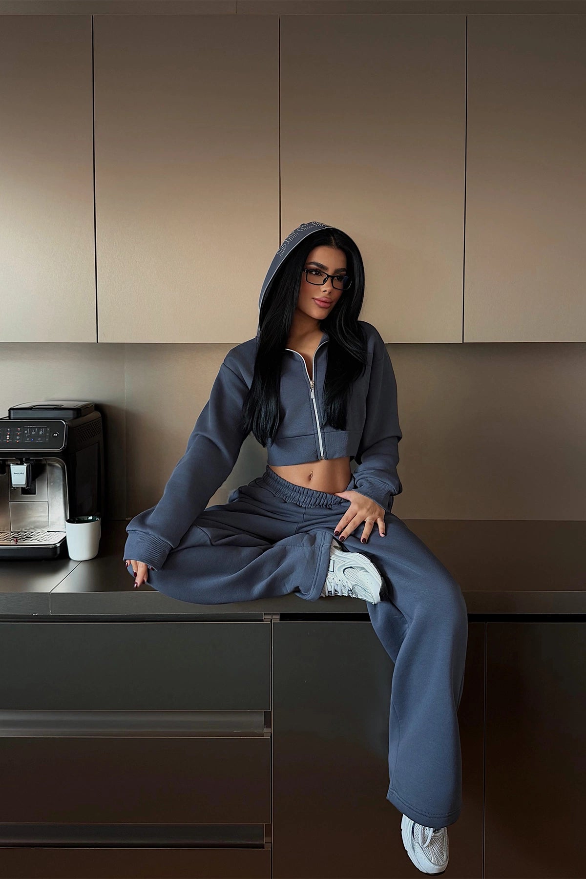 Nova Zip Luxe Hoodie Set