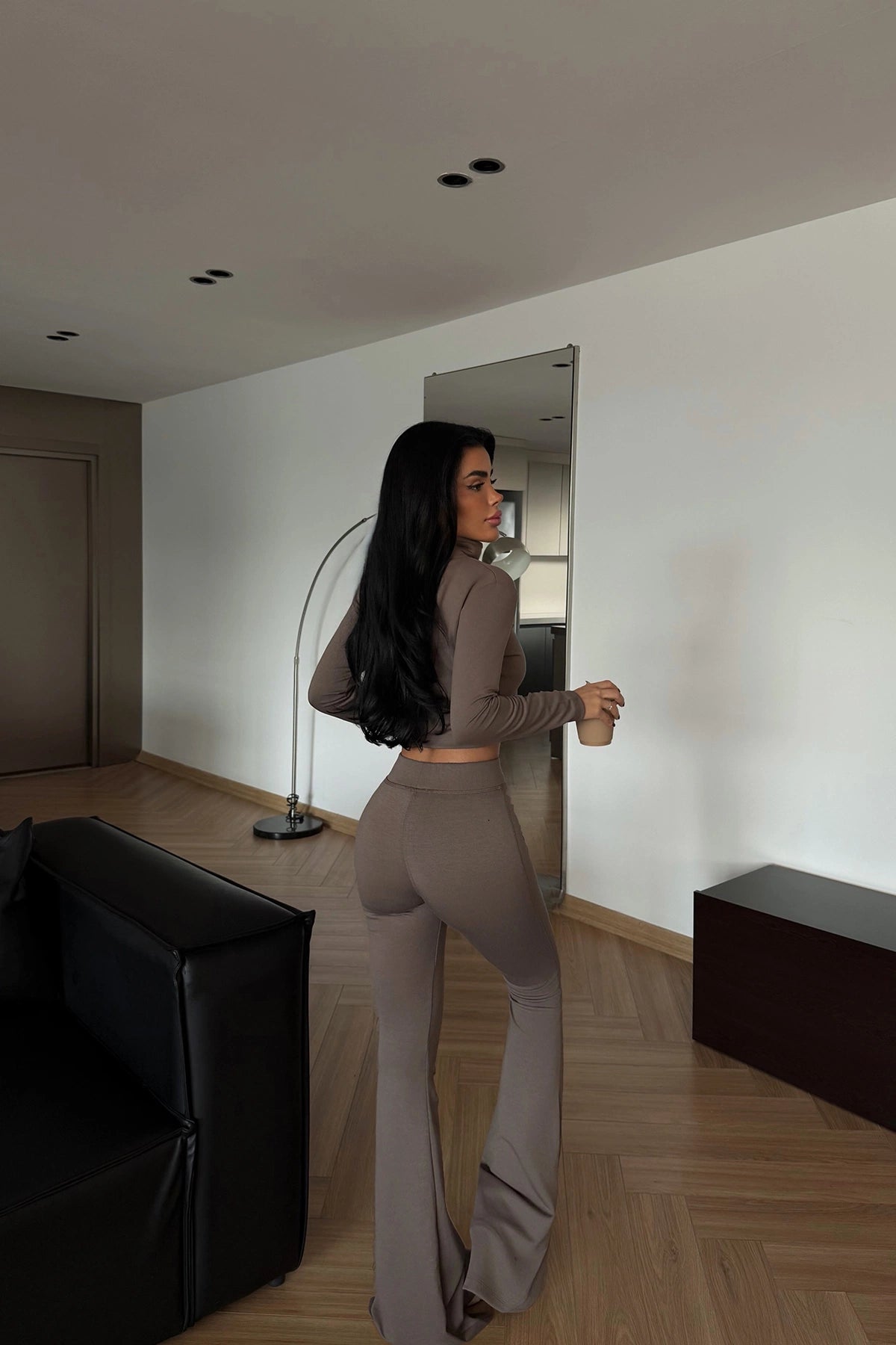 Rylee Zip Sculpt Set - Mocha